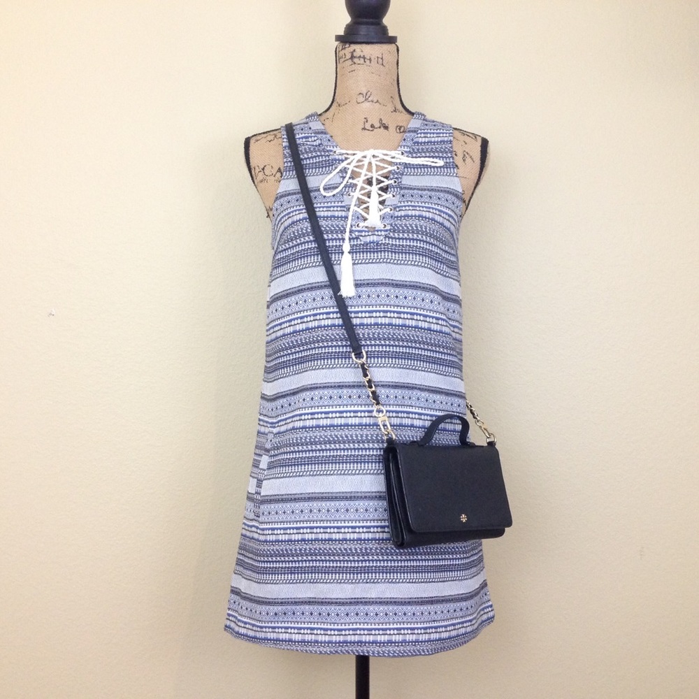 Dakota Blue Asymmetrical Sleeveless Midi Dress NWT